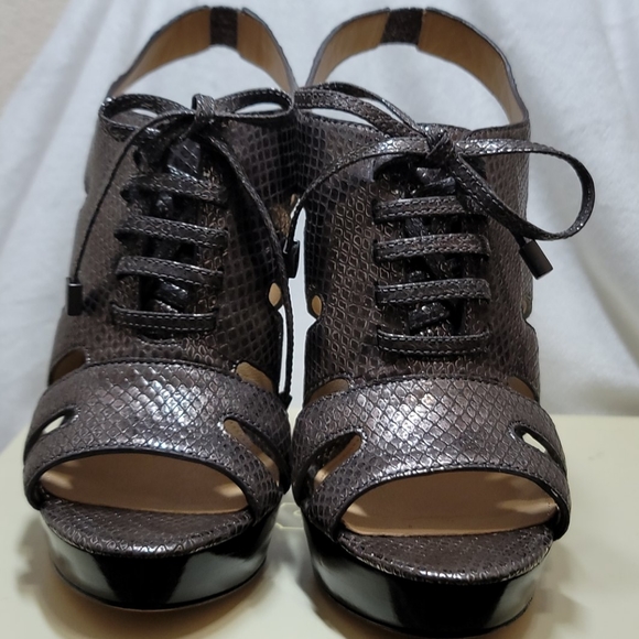 Coach Moreen Metallic Heels - Picture 9 of 13